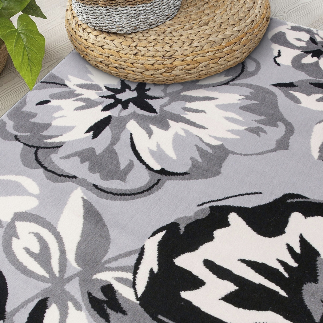 Iselana I Gray 5' x 7' Rug - Thumbnail - Image 7