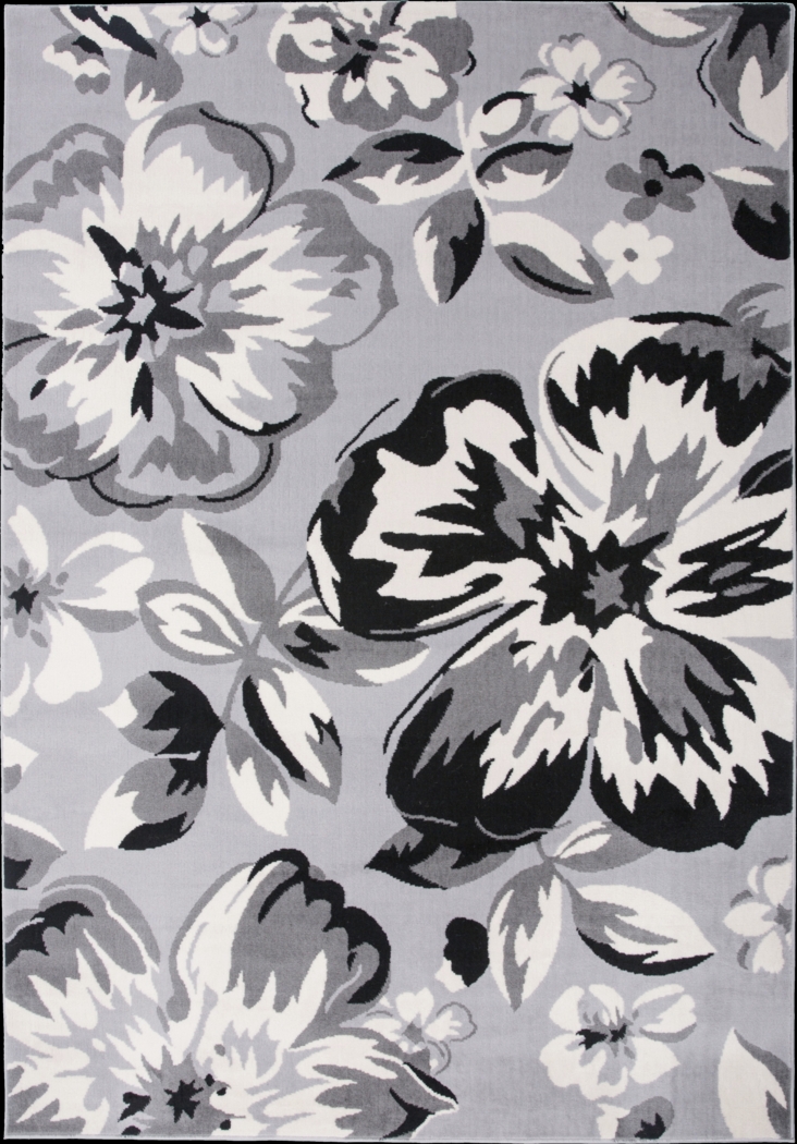 Iselana I Gray 5' x 7' Rug - Thumbnail - Image 1