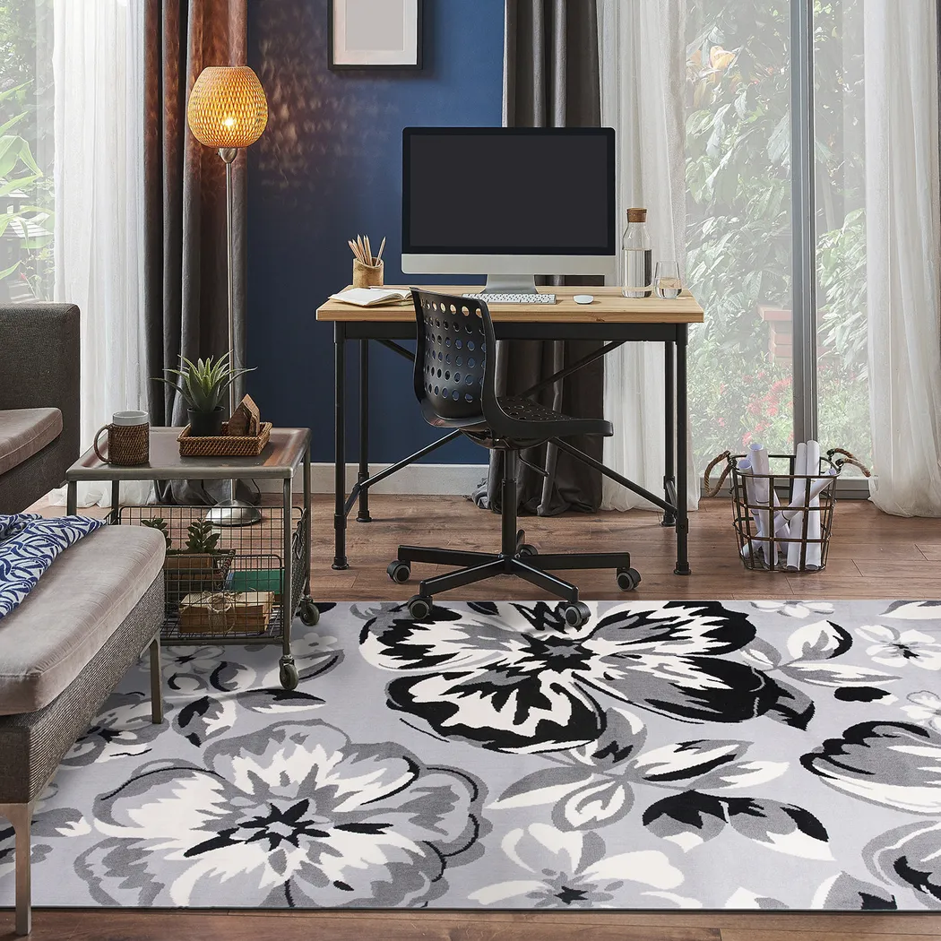 Iselana I Gray 7'6 x 9'5 Rug - Thumbnail - Image 6