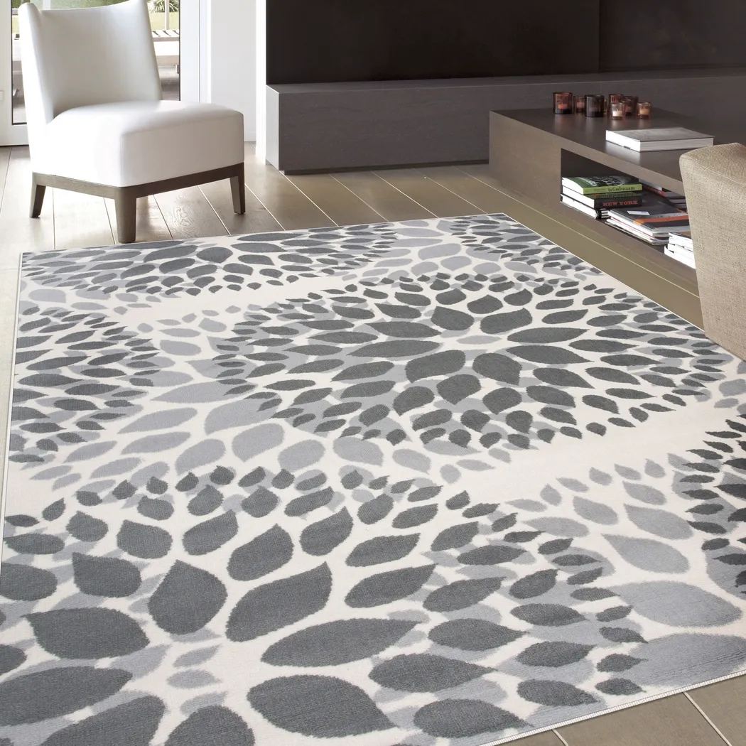 Iselana II Gray 5' x 7' Rug - Thumbnail - Image 2