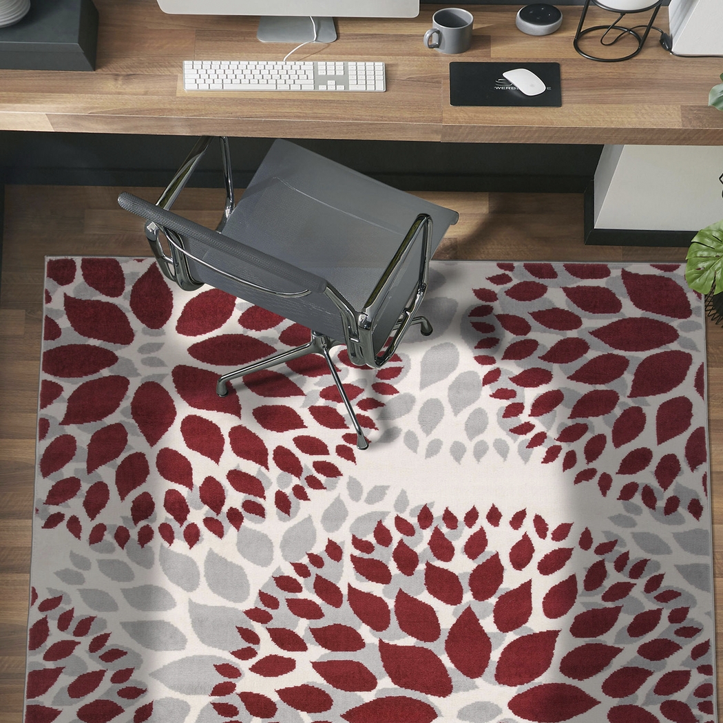 Iselana II Red 5' x 7' Rug - Thumbnail - Image 5