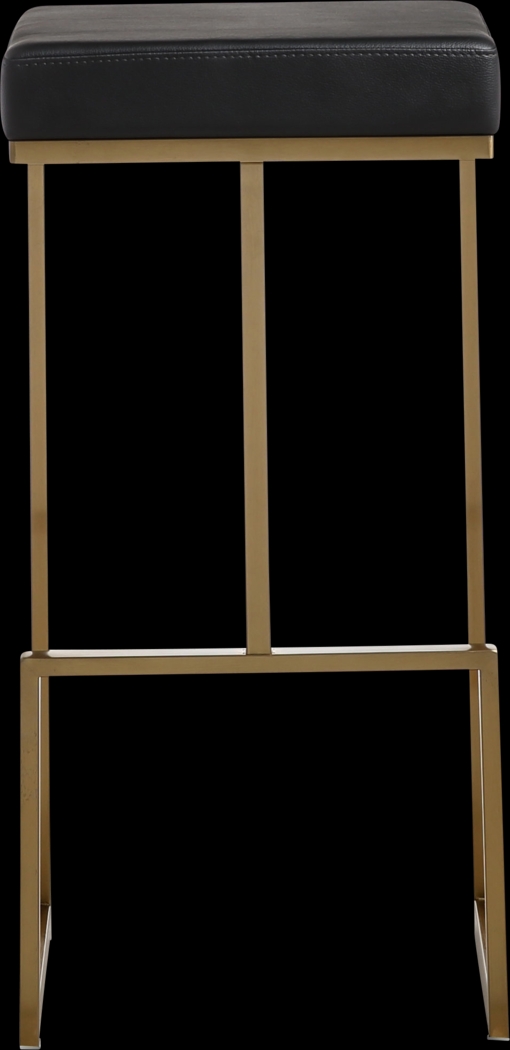 Isellan Black Barstool, Set of 2 - Thumbnail - Image 3