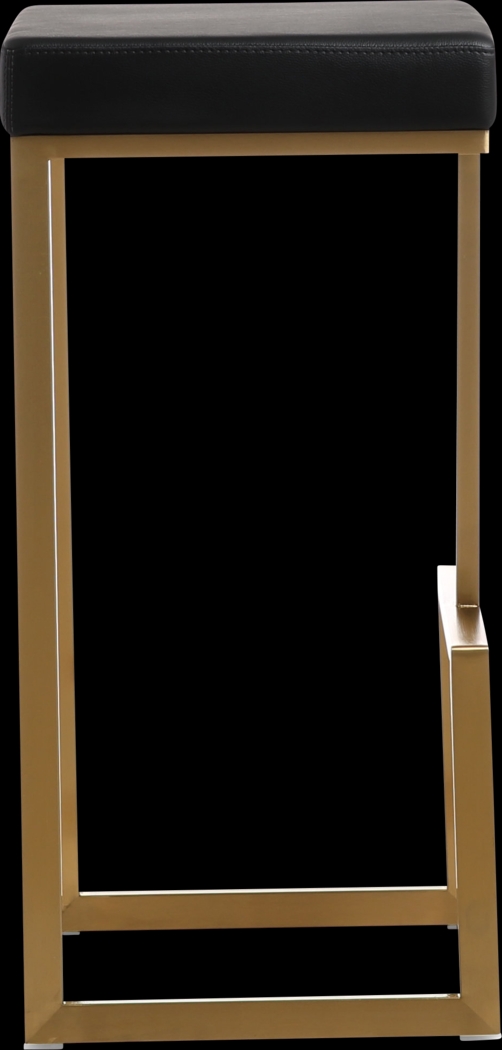 Isellan Black Barstool, Set of 2 - Thumbnail - Image 4