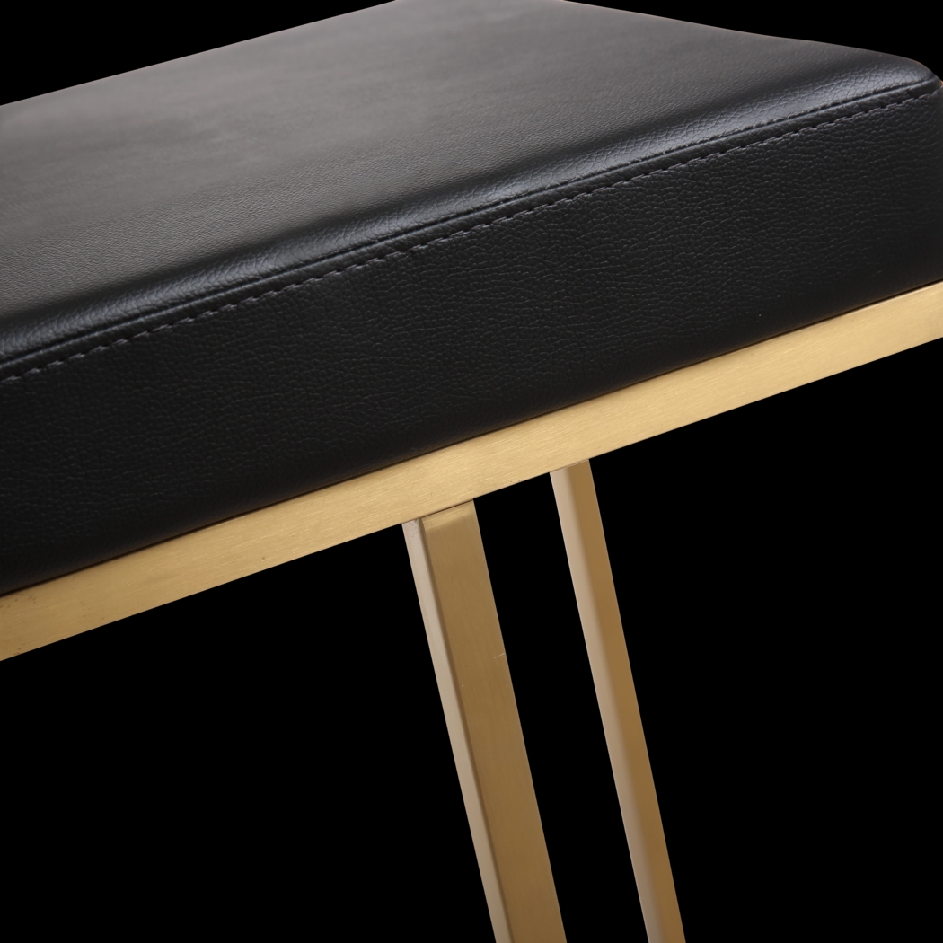 Isellan Black Barstool, Set of 2 - Thumbnail - Image 5