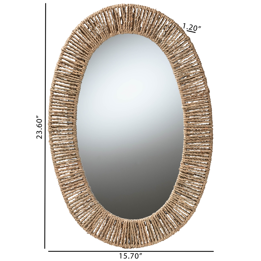 Isgett Brown Mirror - Thumbnail - Image 4