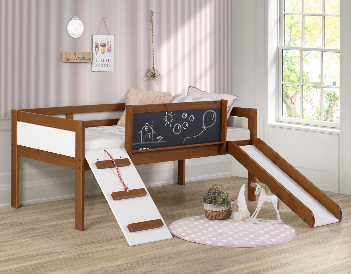 Isherwood Brown Twin Low Loft Bed - Thumbnail - Image 2