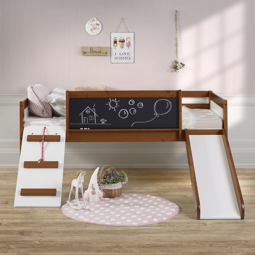 Isherwood Brown Twin Low Loft Bed - Thumbnail - Image 5