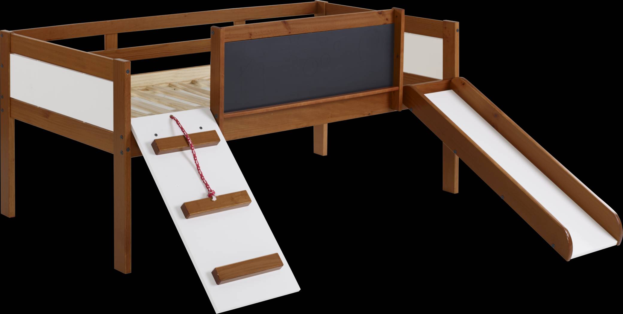 Isherwood Brown Twin Low Loft Bed - Thumbnail - Image 1