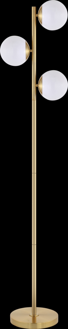 Isidore Cay Gold Floor Lamp - Thumbnail - Image 1