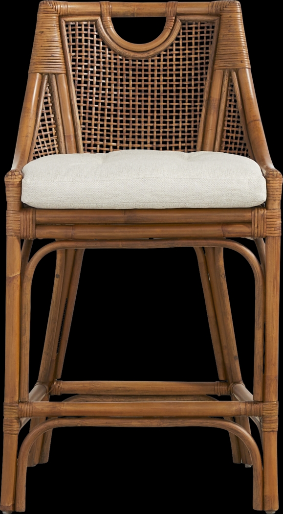 Isla Bay Brown Counter Height Stool - Thumbnail - Image 2