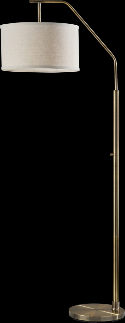 Islamorada Street Brass Floor Lamp - Thumbnail - Image 1