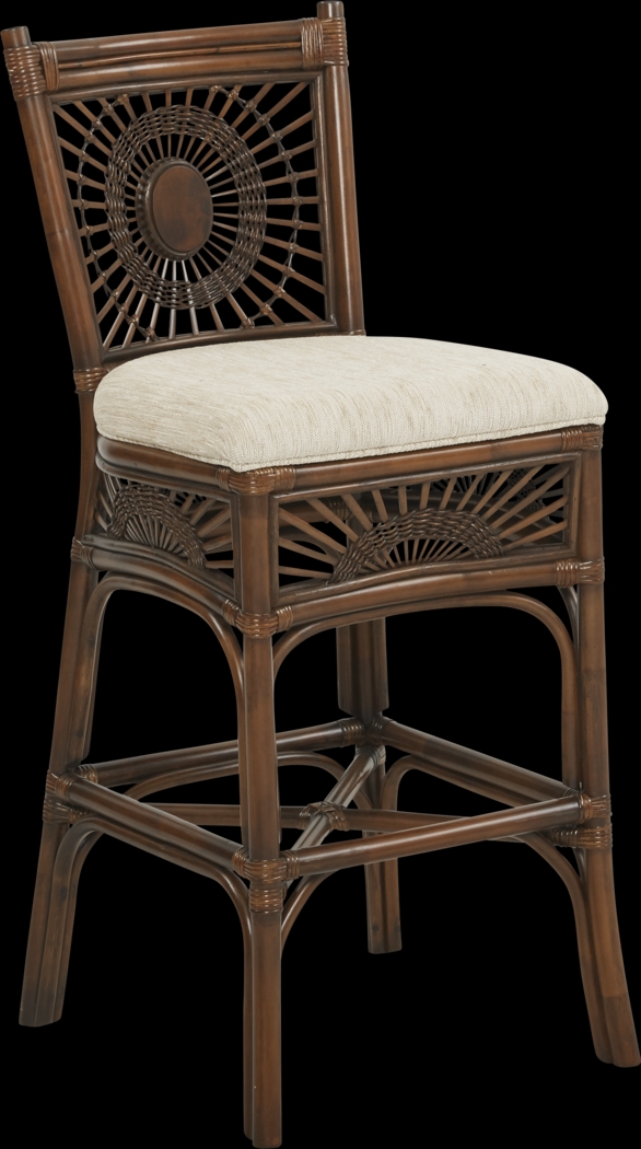 Island Sunrise Brown Barstool - Thumbnail - Image 1