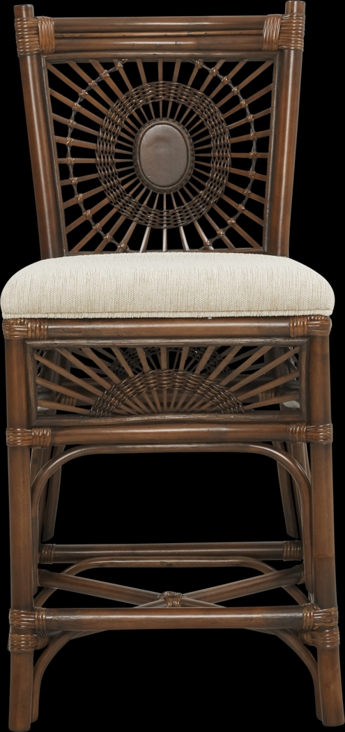 Island Sunrise Brown Counter Height Stool - Thumbnail - Image 2