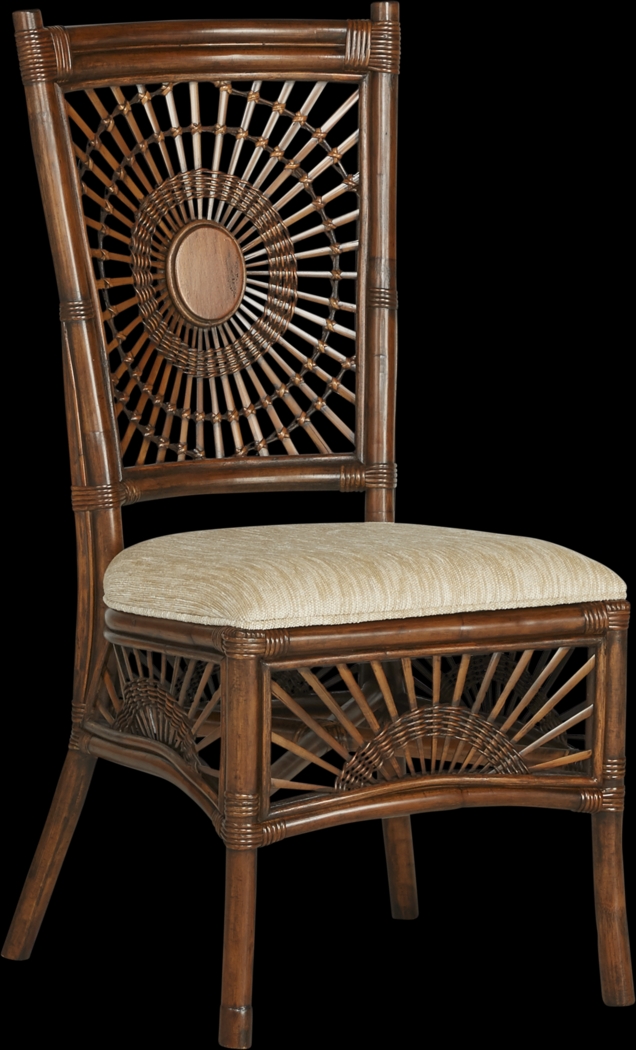 Island Sunrise Brown Rattan 5 Pc Dining Set - Thumbnail - Image 6