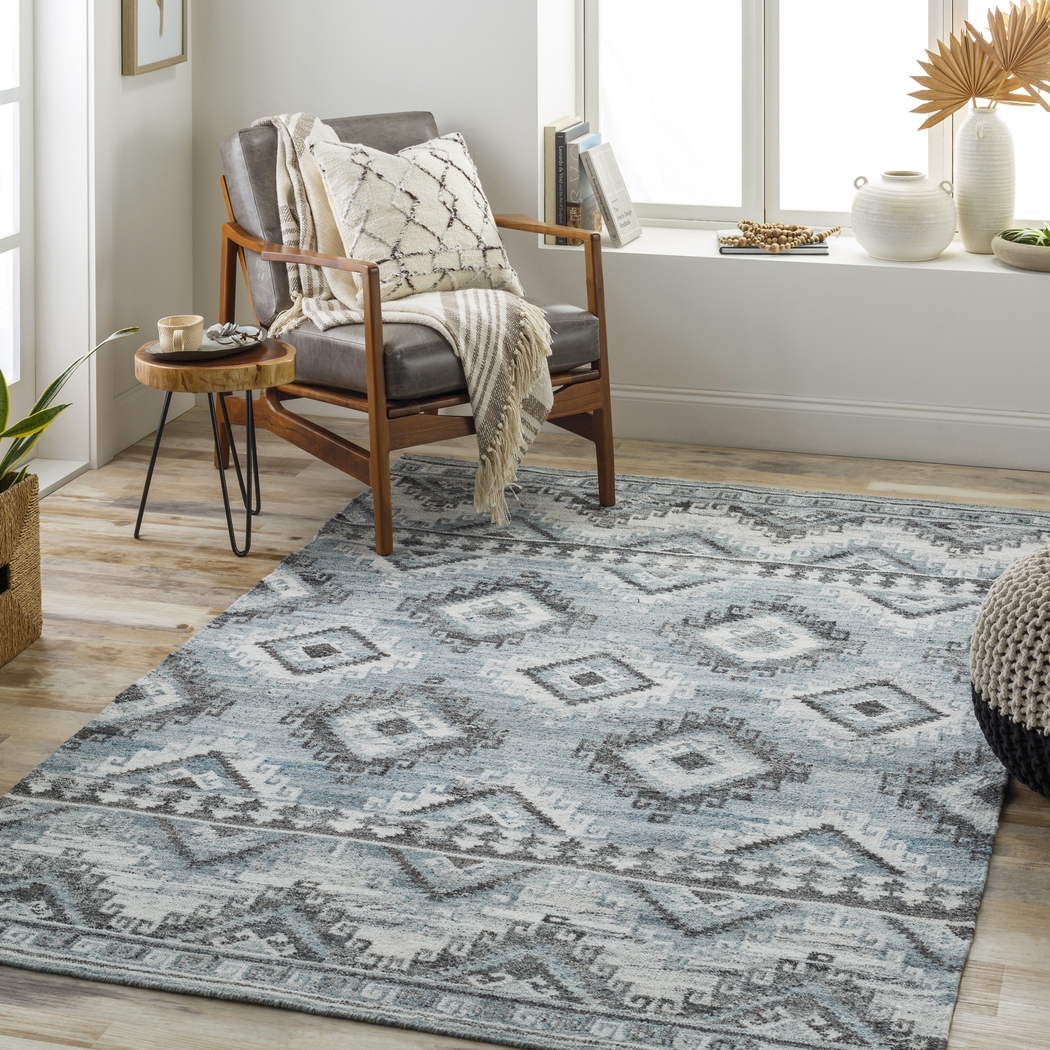 Islasann Blue 5' x 7'5 Rug - Thumbnail - Image 2