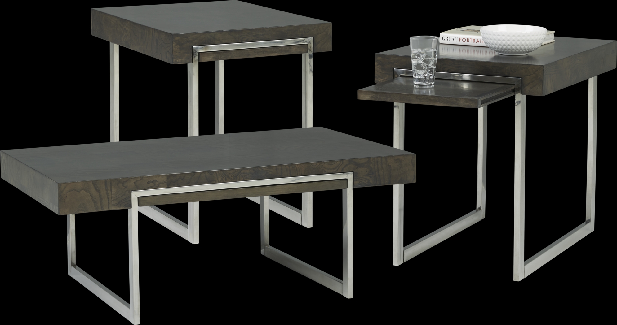 Farona Caramel Leather 7 Pc Dual Power Reclining Living Room - Thumbnail - Image 11