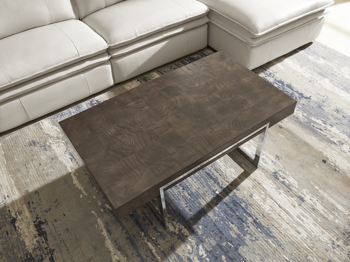 Santa Croce Mint Leather 6 Pc Living Room - Thumbnail - Image 15