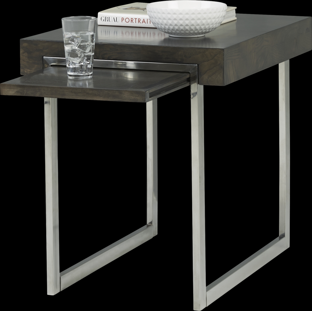 Isleen Gray End Table - Thumbnail - Image 2