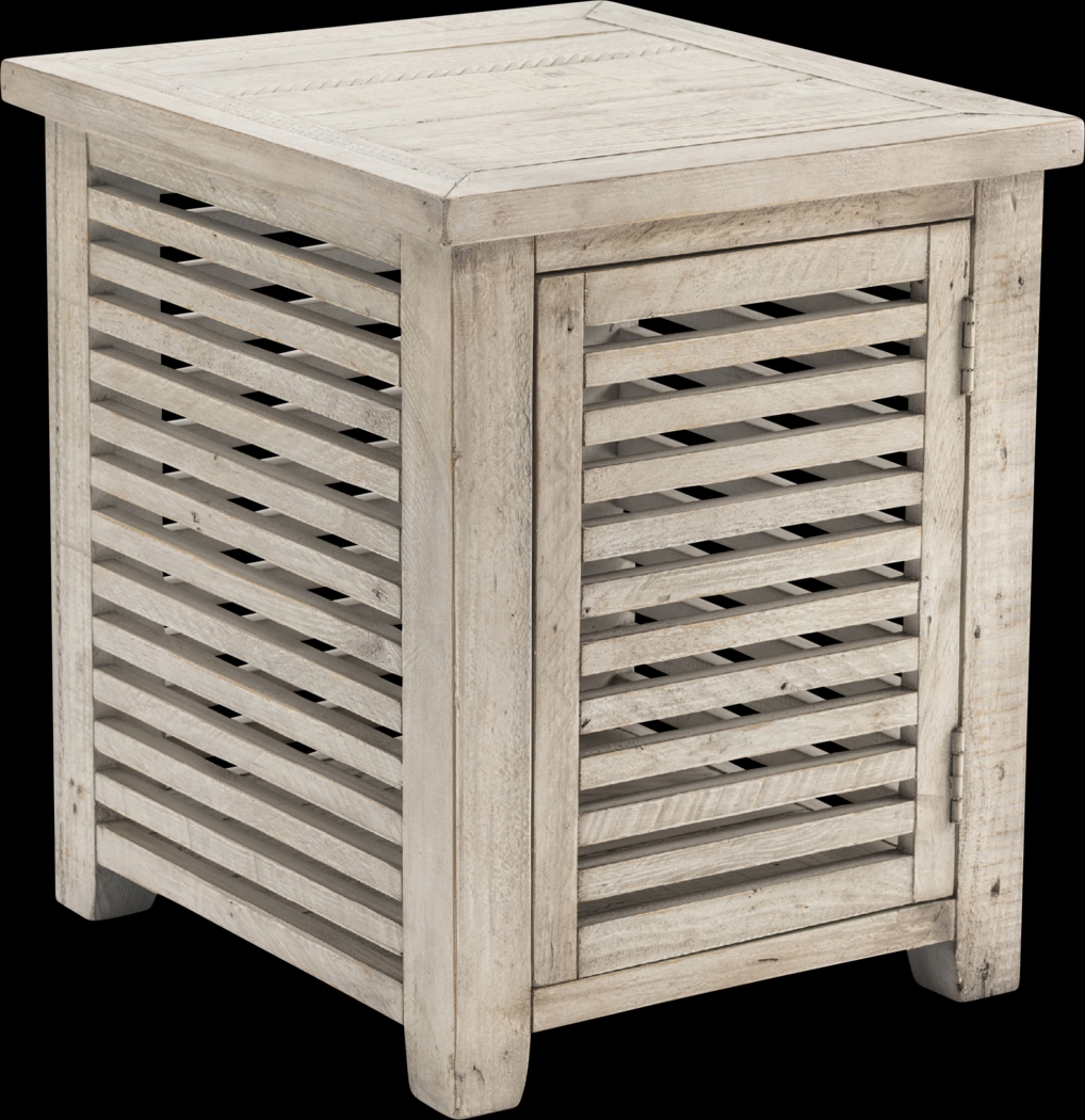Islelane Cream End Table - Thumbnail - Image 1
