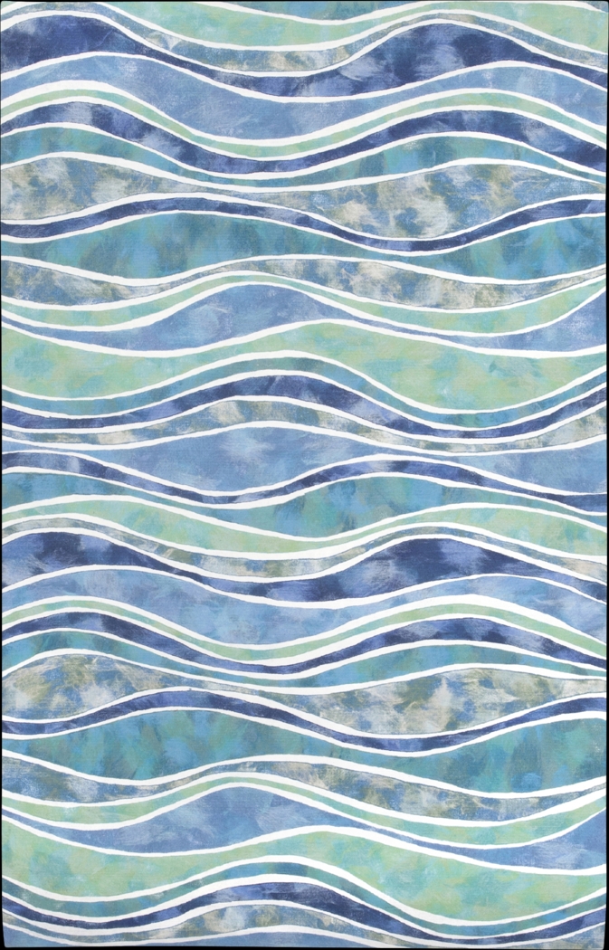 Isleworth Blue 8' x 10' Indoor/Outdoor Rug - Thumbnail - Image 1