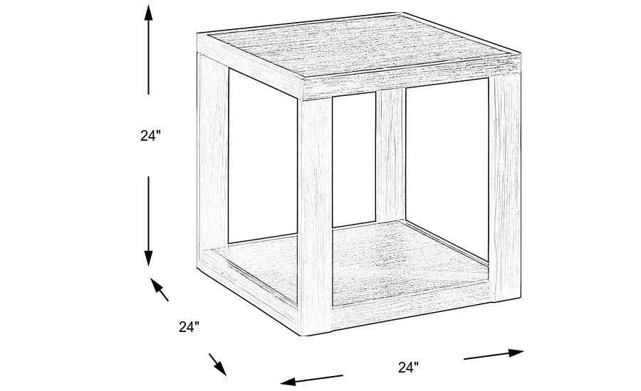 Dimension Image. Please refer to the Dimension Tab on this page for dimension details.