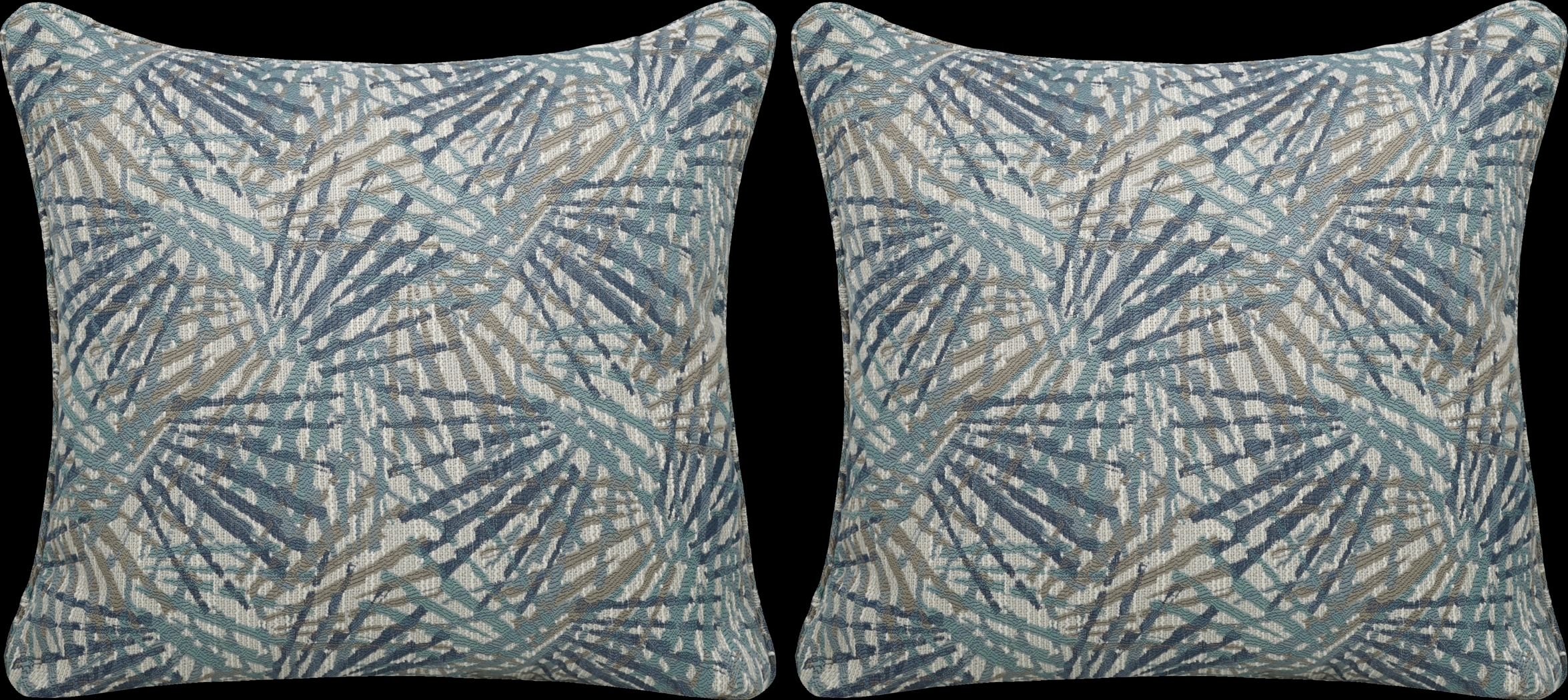 iSofa Array Blues Accent Pillows (Set of 2) - Thumbnail - Image 1