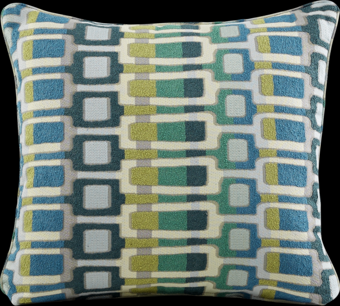 iSofa Harper Aquamarine Accent Pillows (Set of 2) - Thumbnail - Image 1