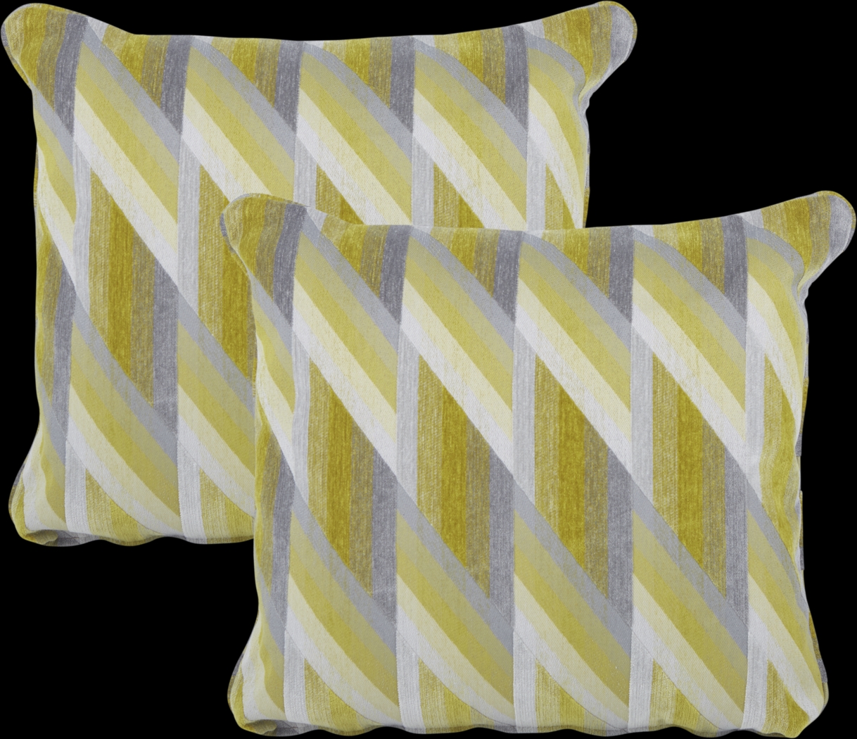 iSofa Tilt Citron Accent Pillow (Set of 2) - Thumbnail - Image 1