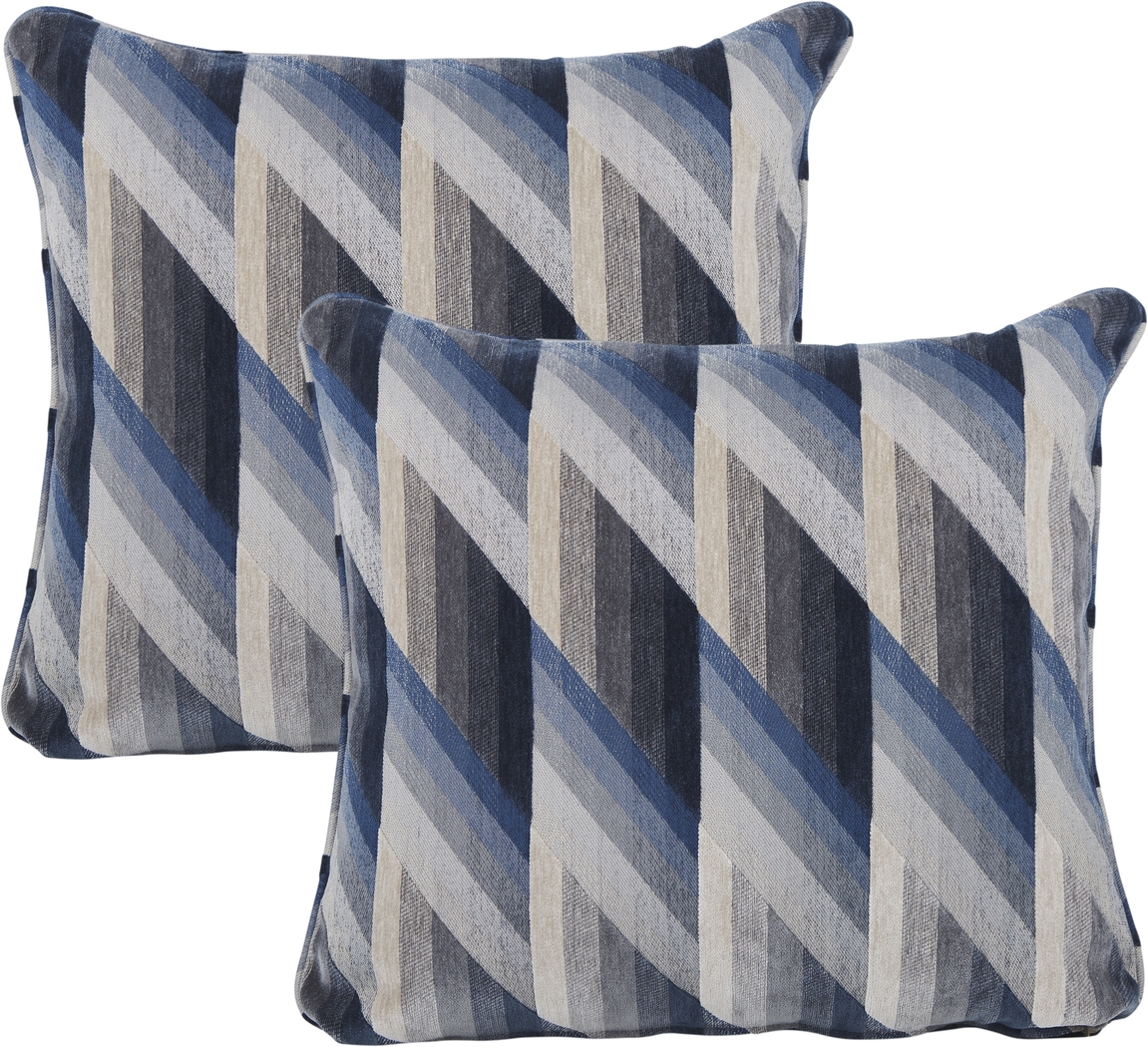 iSofa Tilt Indigo Accent Pillow (Set of 2) - Thumbnail - Image 1