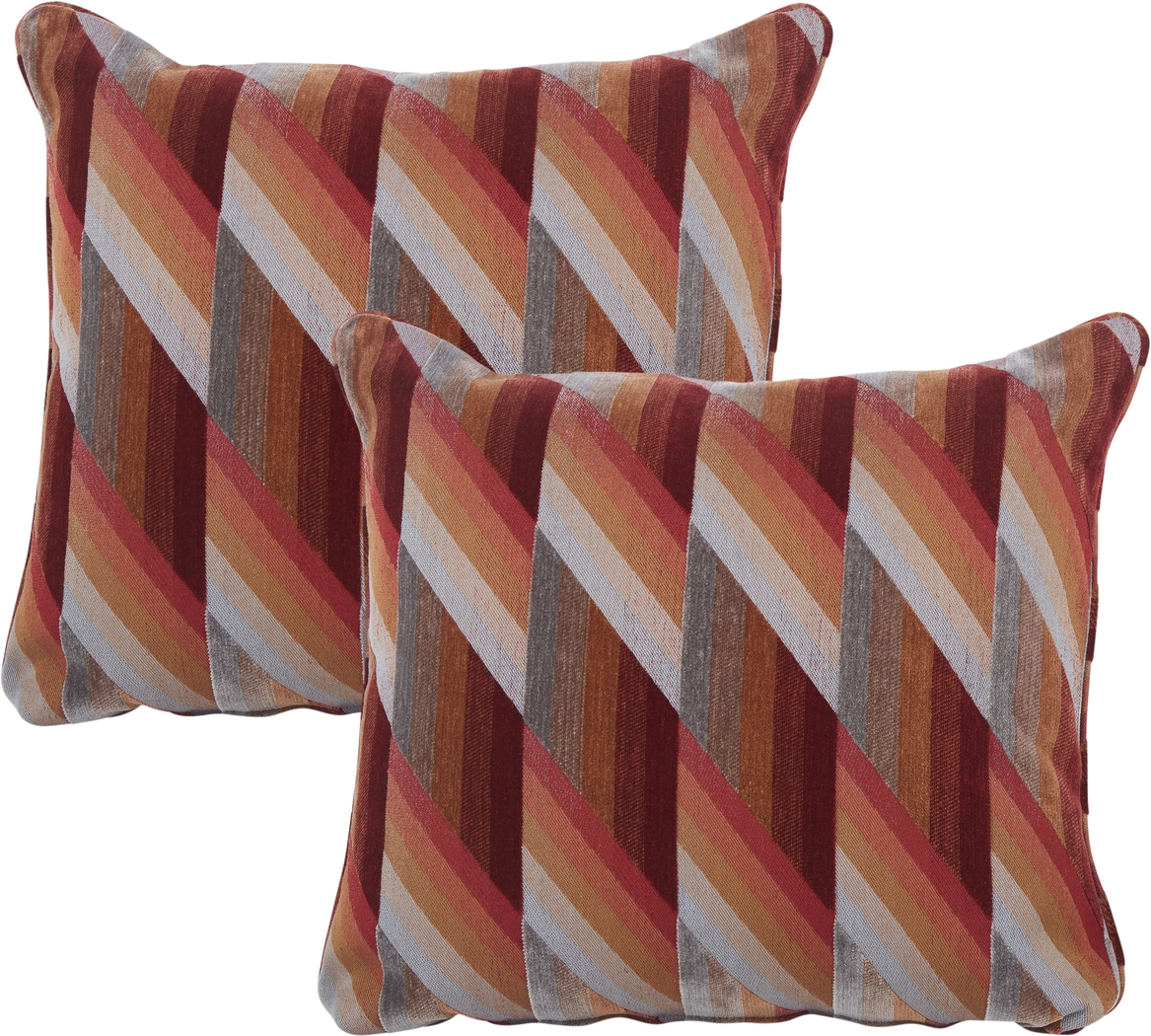 iSofa Tilt Paprika Accent Pillow (Set of 2) - Thumbnail - Image 1