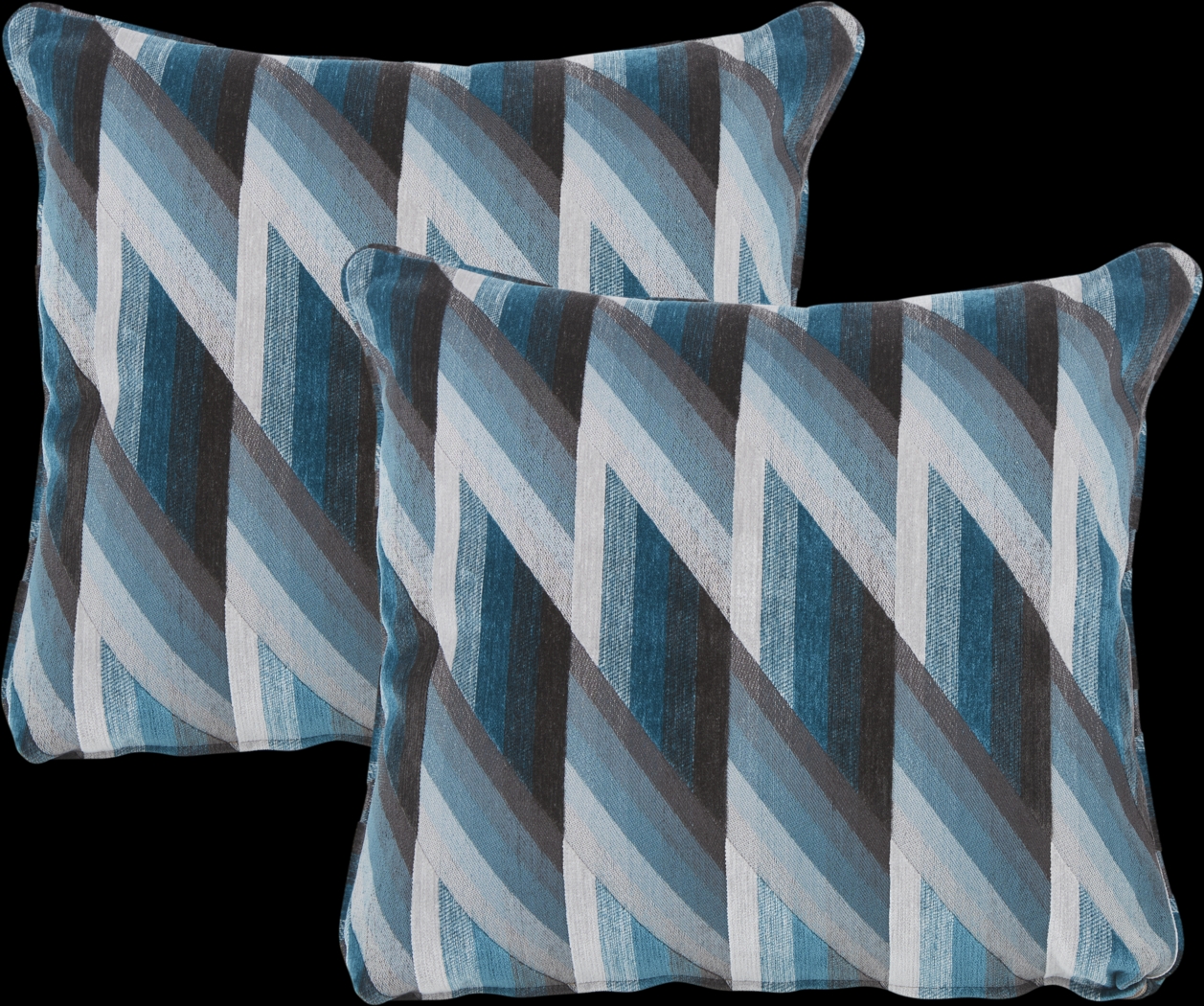 iSofa Tilt Teal Accent Pillow (Set of 2) - Thumbnail - Image 1