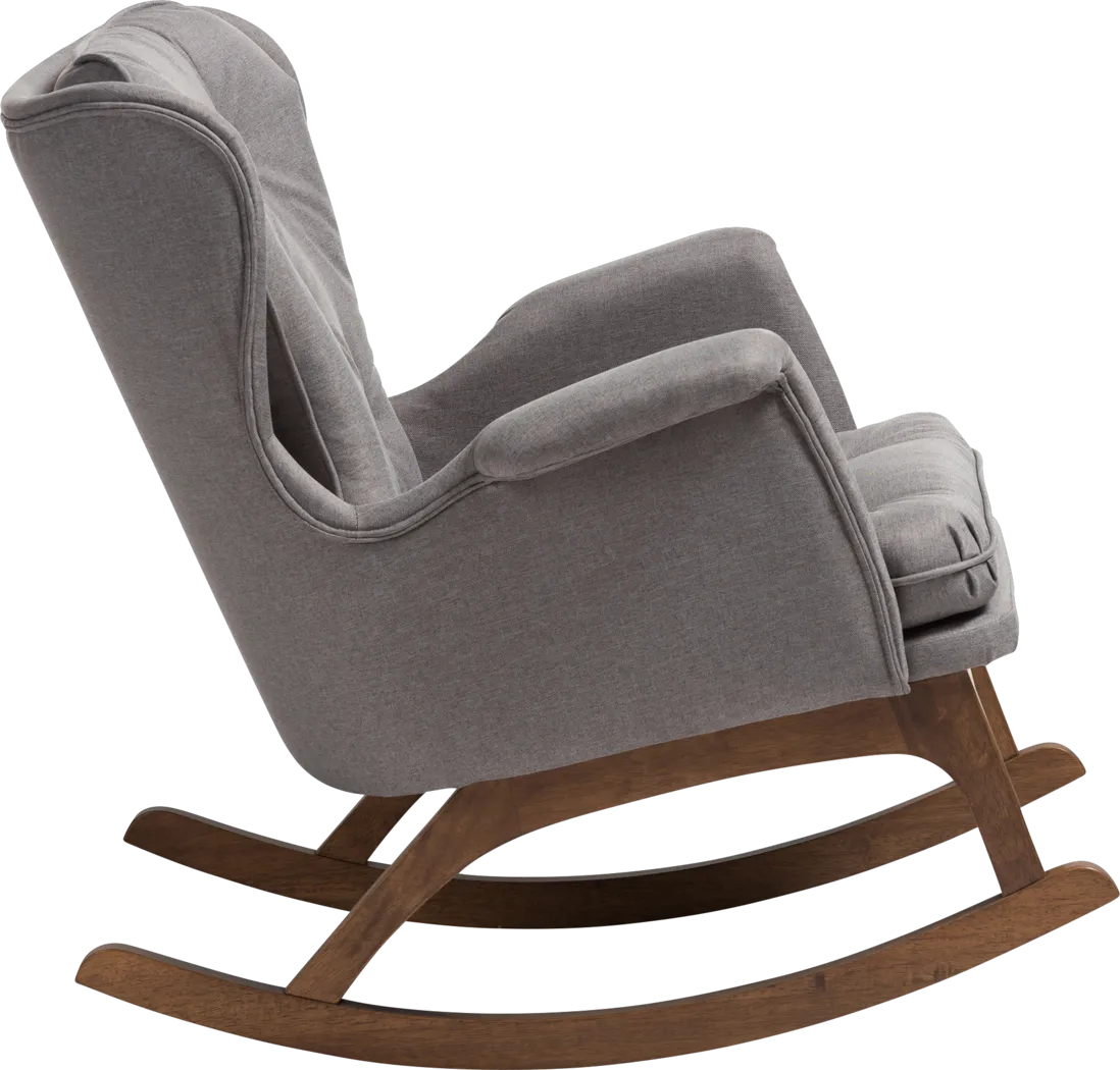 Isolde Gray Accent Chair - Thumbnail - Image 3
