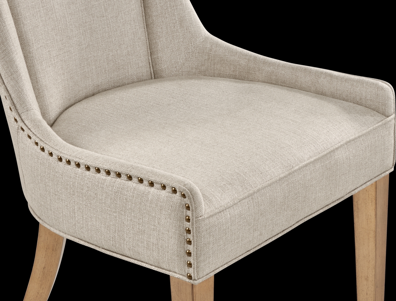 Issabela 5 Pc Slate Dining Room with Upholstered Side Chairs - Thumbnail - Image 9