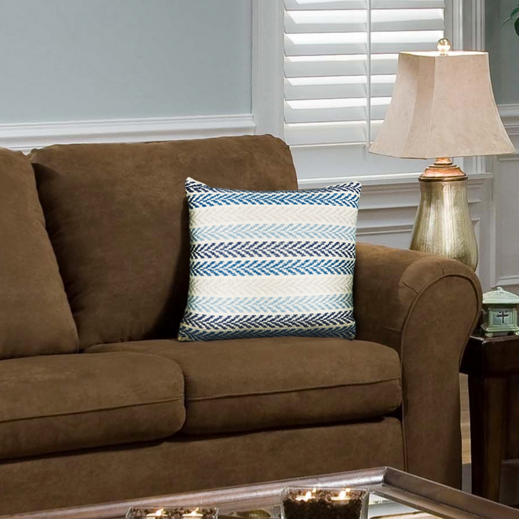 Istarie Blue Throw Pillow - Thumbnail - Image 2