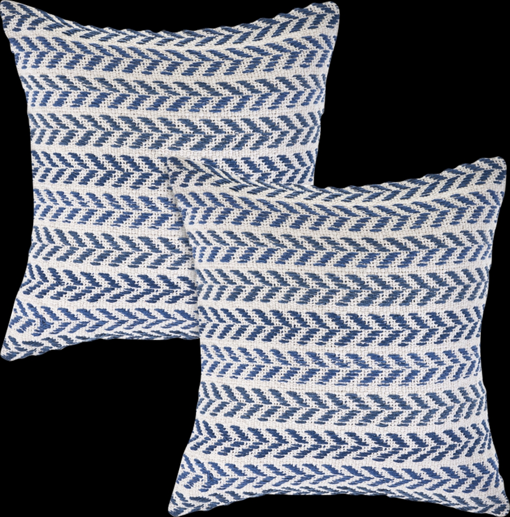 Istarie Indigo Accent Pillow Set of 2 - Thumbnail - Image 1
