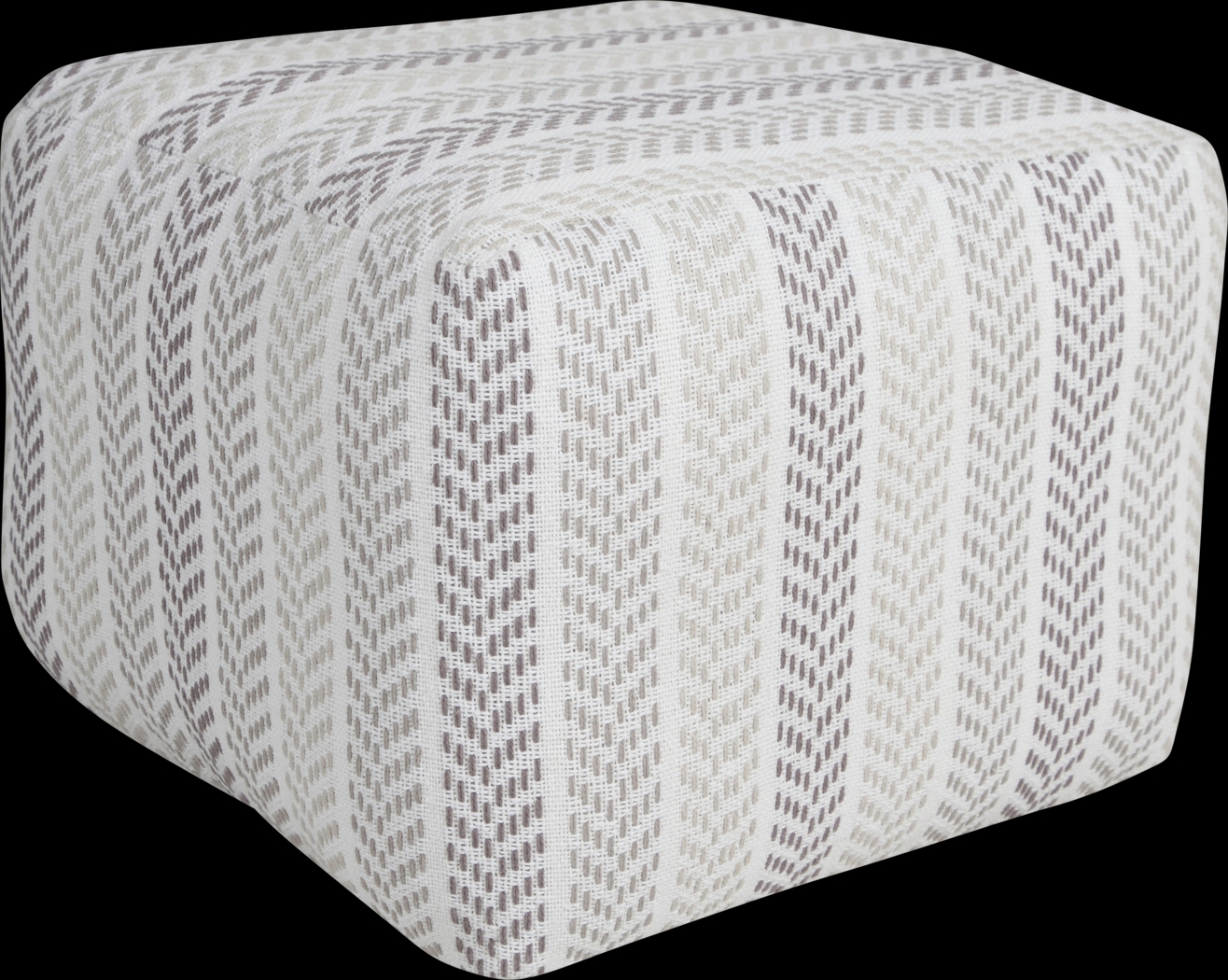 Istarie Light Gray Pouf - Thumbnail - Image 1