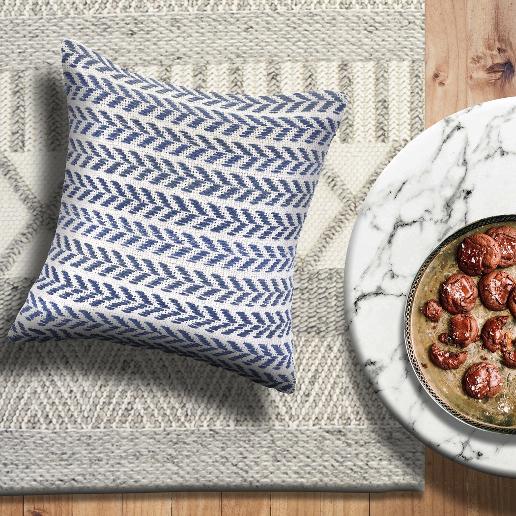 Istarie Navy Throw Pillow - Thumbnail - Image 3