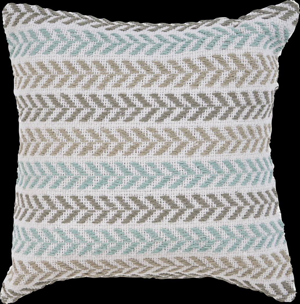 Istarie Turquoise Accent Pillow Set of 2 - Thumbnail - Image 3