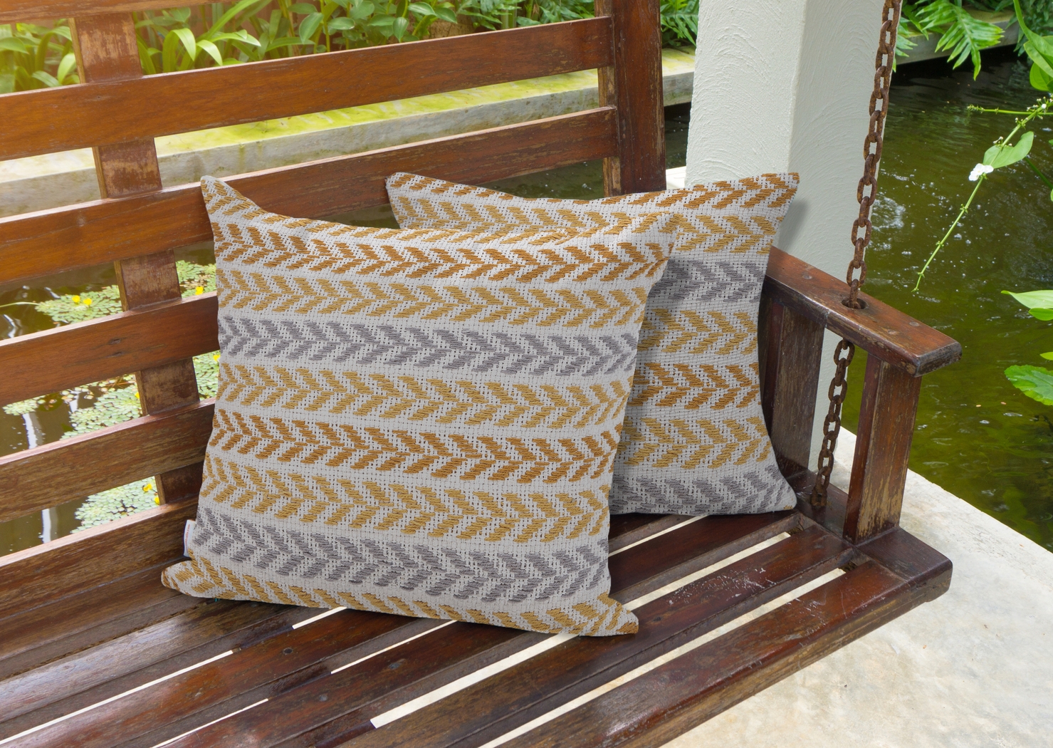 Istarie Yellow Accent Pillow Set of 2 - Thumbnail - Image 2