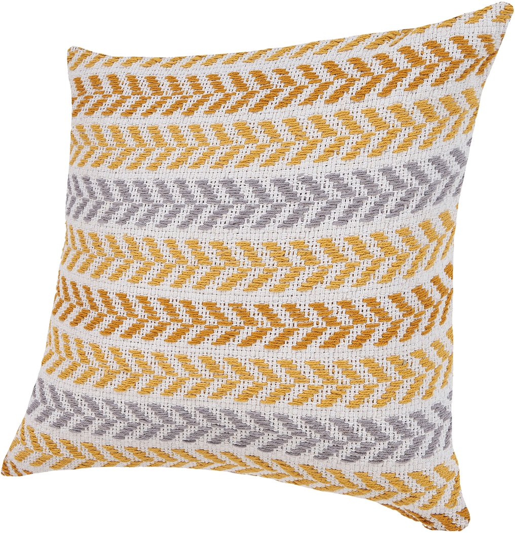 Istarie Yellow Throw Pillow - Thumbnail - Image 7