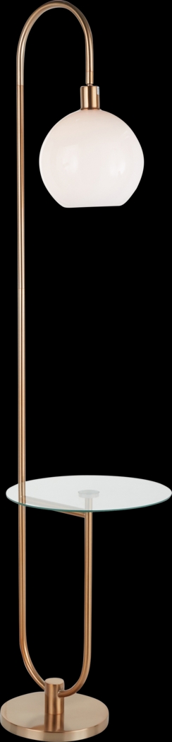 Iswald Gold Floor Lamp - Thumbnail - Image 2