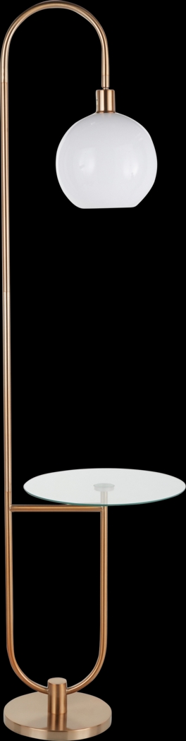 Iswald Gold Floor Lamp - Thumbnail - Image 3