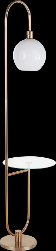 Iswald Gold Floor Lamp - Thumbnail - Image 4