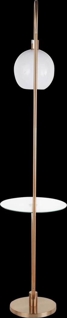 Iswald Gold Floor Lamp - Thumbnail - Image 5