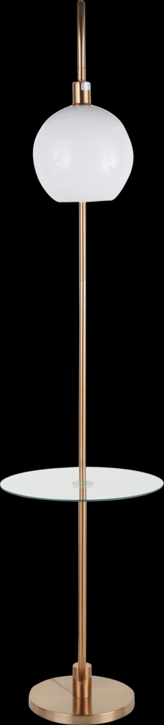 Iswald Gold Floor Lamp - Thumbnail - Image 6