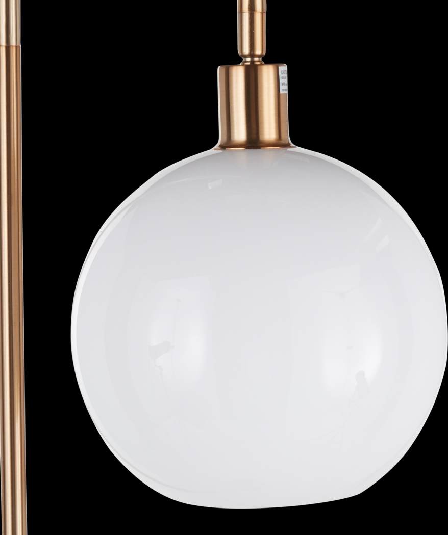 Iswald Gold Floor Lamp - Thumbnail - Image 7
