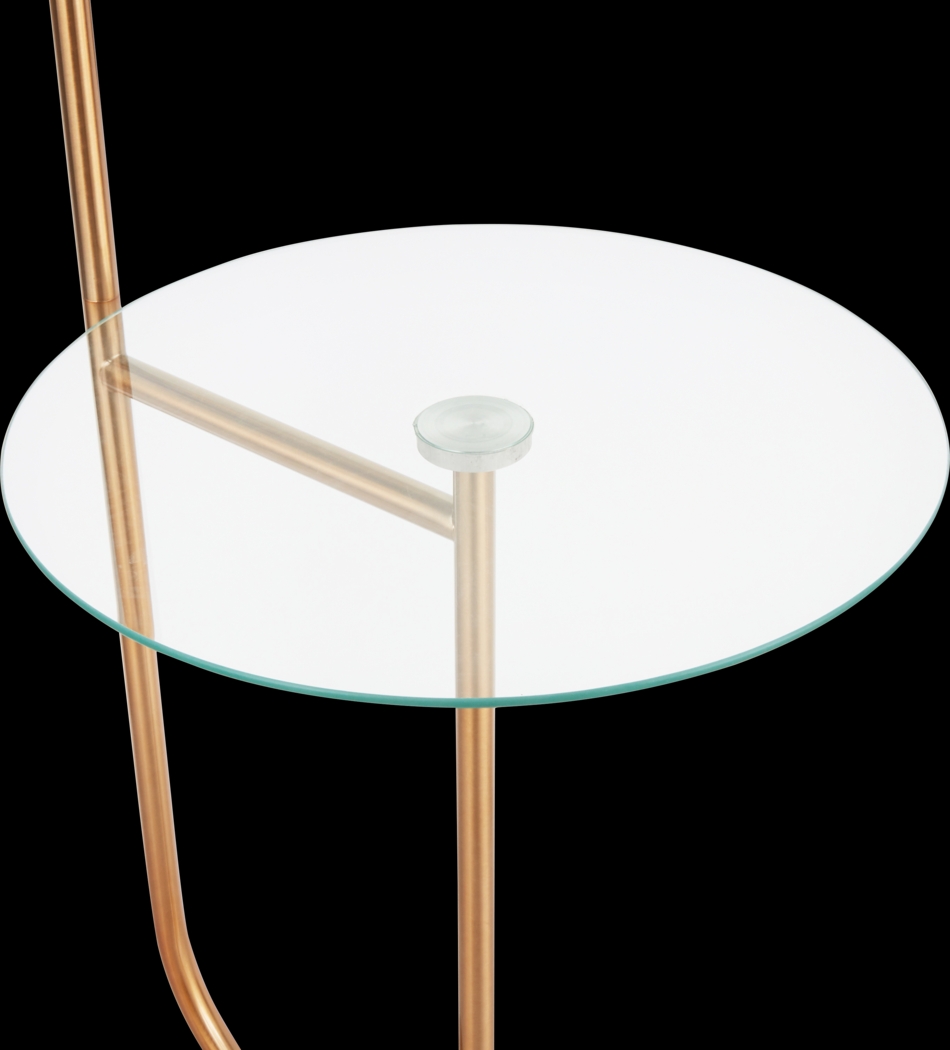 Iswald Gold Floor Lamp - Thumbnail - Image 8