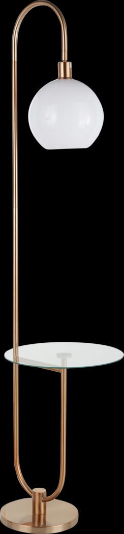 Iswald Gold Floor Lamp - Thumbnail - Image 1