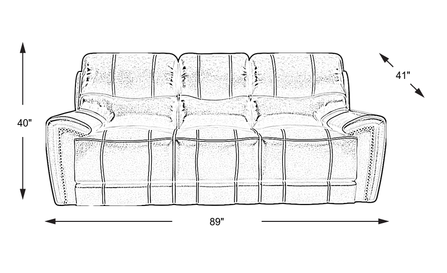Dimension Image. Please refer to the Dimension Tab on this page for dimension details.