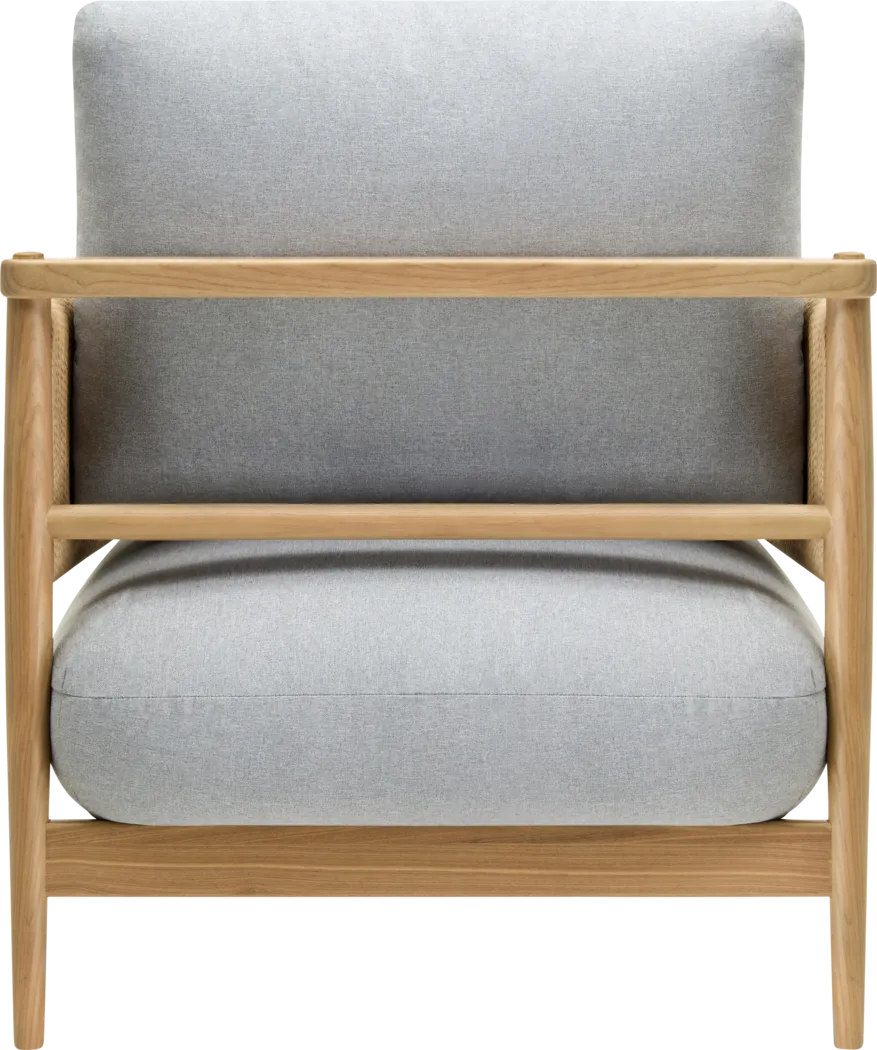 Itano I Light Blue Accent Chair - Thumbnail - Image 2